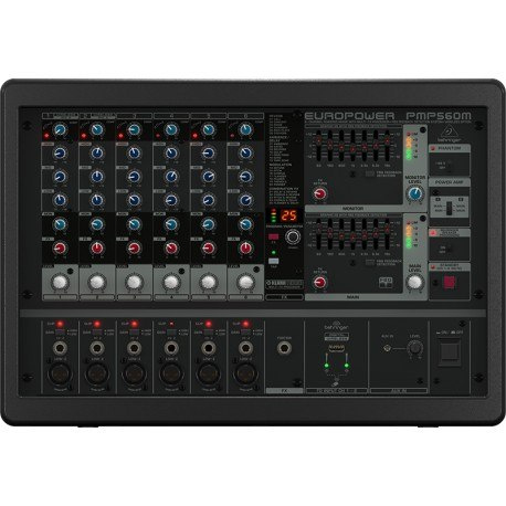 BEHRINGER EUROPOWER PMP560M - powermikser z procesorem efektów BEHRINGER EUROPOWER PMP560M - powermikser z procesorem efektów