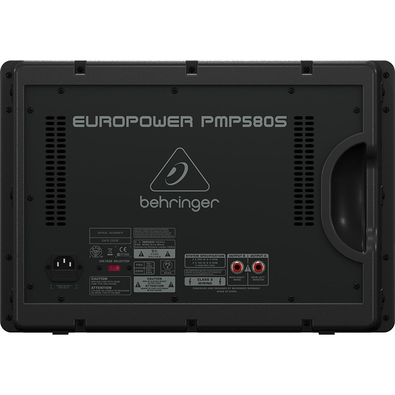 BEHRINGER EUROPOWER PMP580S - powermikser z procesorem efektów BEHRINGER EUROPOWER PMP580S - powermikser z procesorem efektów