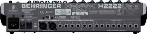 Behringer XENYX X2222USB - mikser audio z procesorem efektów i USB Behringer XENYX X2222USB - mikser audio z procesorem efektów i USB