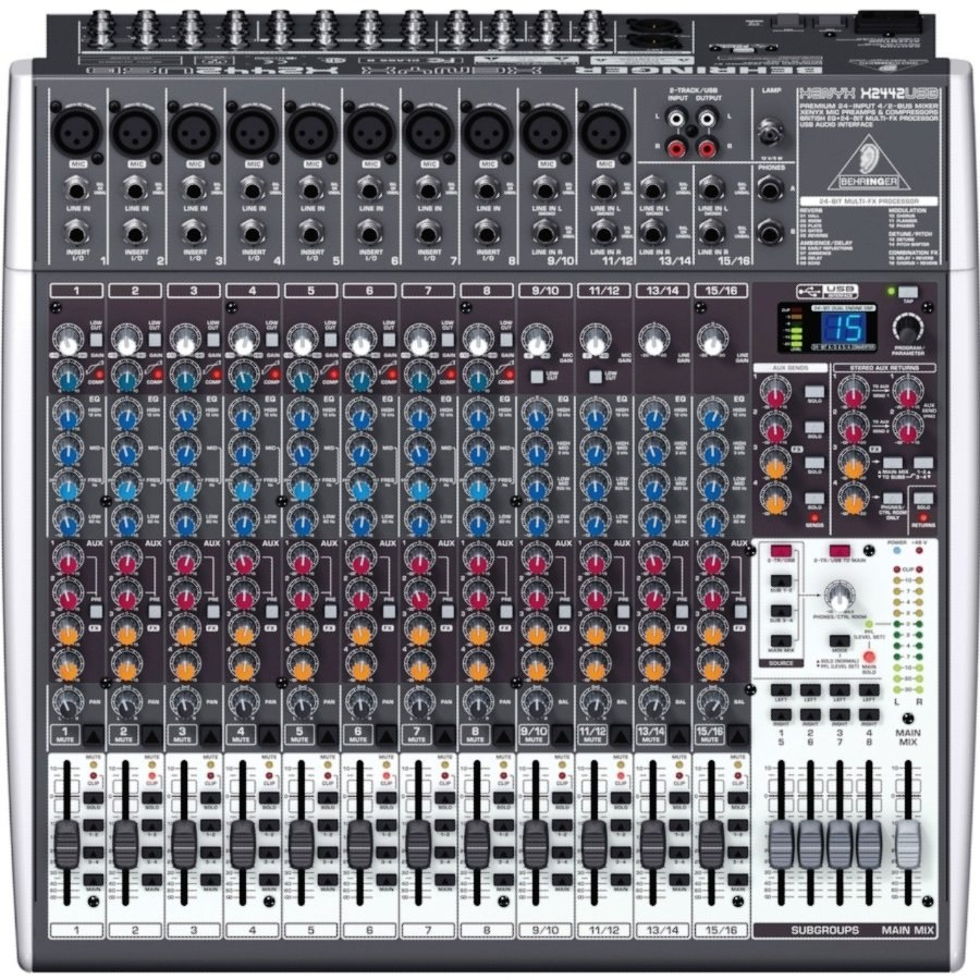 Behringer XENYX X2442USB - mikser audio z procesorem efektów i USB Behringer XENYX X2442USB - mikser audio z procesorem efektów i USB