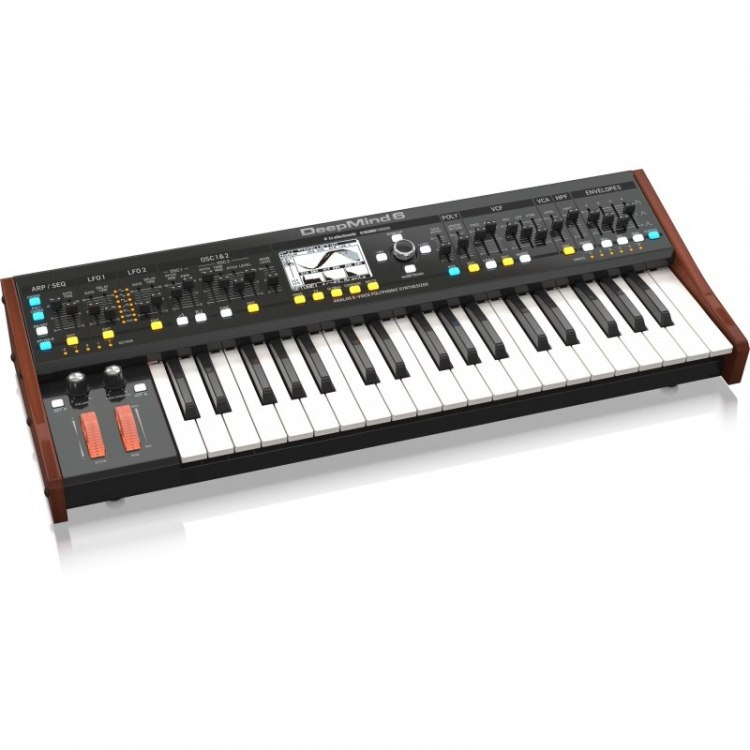 Behringer DEEPMIND 6 - syntezator analogowy Behringer DEEPMIND 6 - syntezator analogowy